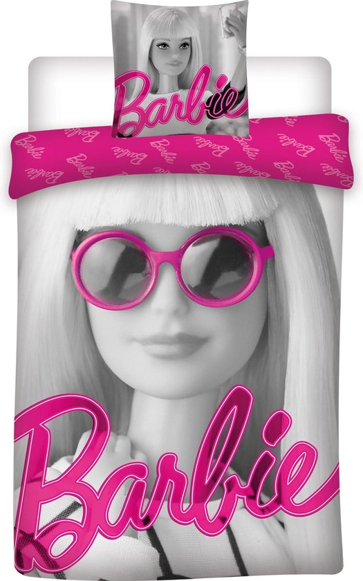 Housse de couette pour lunettes de soleil Barbie - Simple - 140 x 200 cm -  Polyester | bol.com