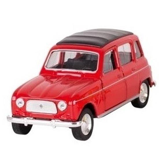 Voiture miniature – 1 Renault 4L en métal échelle 1:34 avec moteur