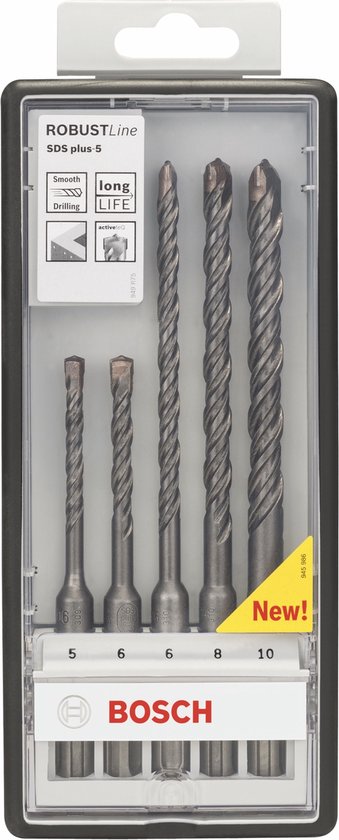 Bosch - Hamerboren SDS-plus-5 Ø 5,6 x 115mm, 6,8,10 x 165mm