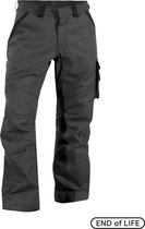 DASSY® Stark Canvas werkbroek - maat 48 - ANTRACIETGRIJS/ZWART