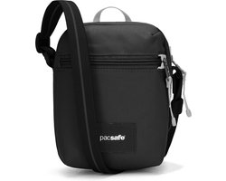 Pacsafe GO Micro Crossbody - 1.5 L - RFID-blokkerend - Anti-diefstal Tas - Waterafstotend - Beveiligde Tas - Festival Tas - Reistas - Schoudertas - Veilig Dockslot - Veelzijdige Opbergtas - Gerecycled Polyester - Zwart Pacsafe GO Micro Crossbody - 1.5 L - RFID-blokkerend - Anti-diefstal Tas - Waterafstotend - Beveiligde Tas - Festival Tas - Reistas - Schoudertas - Veilig Dockslot - Veelzijdige Opbergtas - Gerecycled Polyester - Zwart