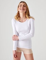 Damart - T-shirt Lange mouwen - Dames - Wit - XL