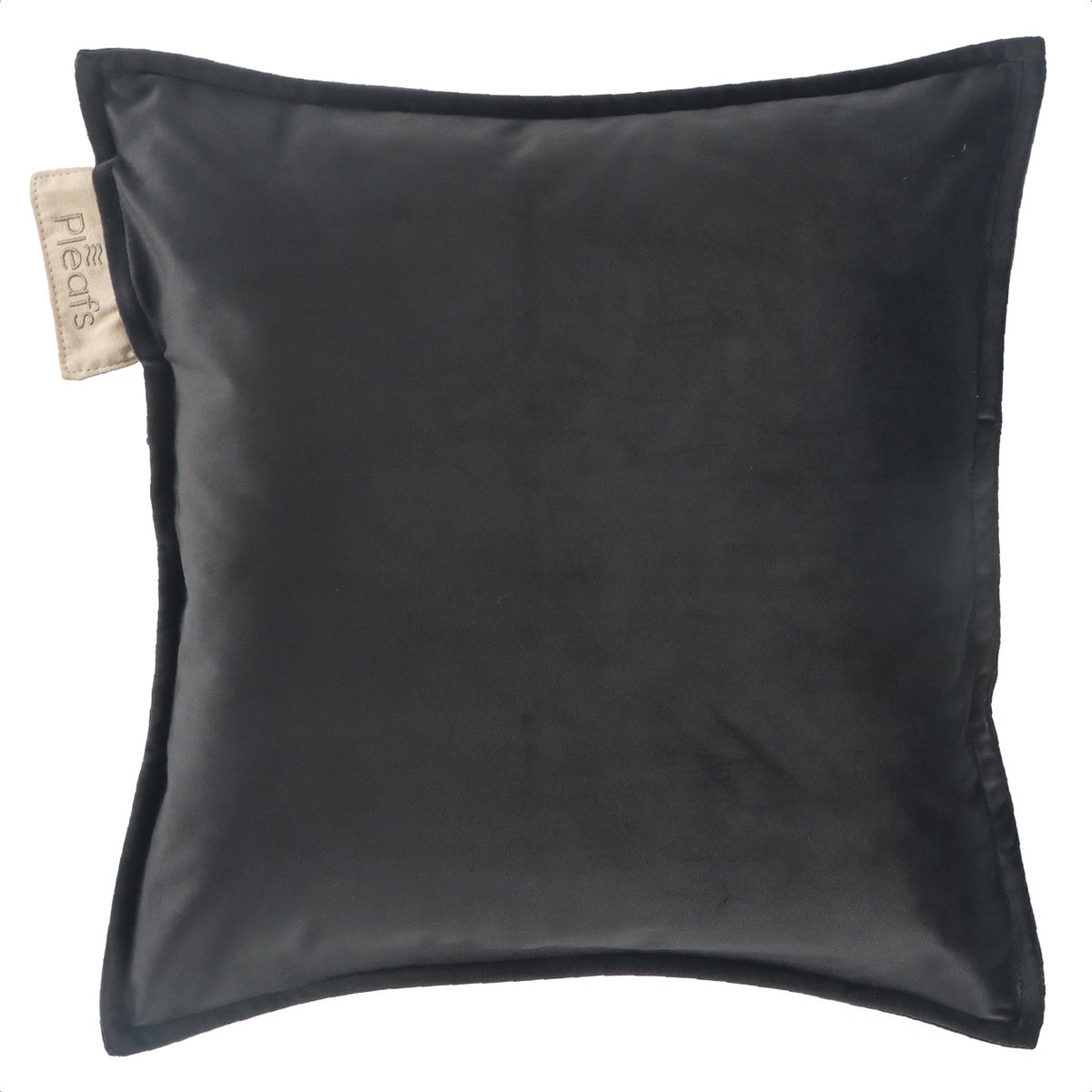 Pleafs® Sierkussen - Plush - Onyx - 45x45cm - Inclusief binnenkussen