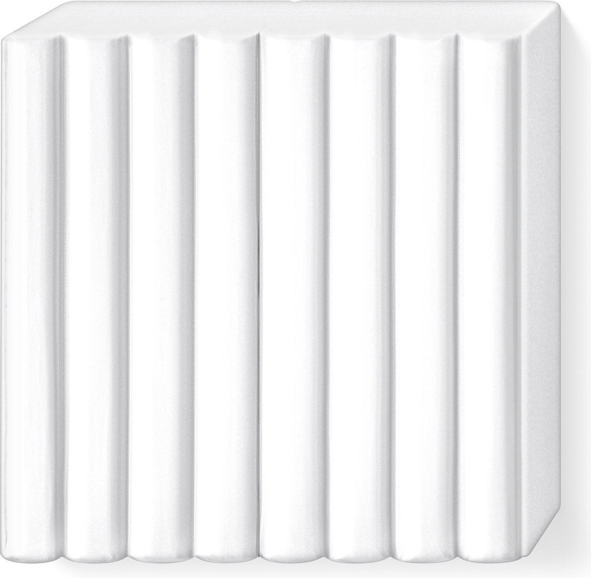 FIMO effect - ovenhardende boetseerklei standaard blokje 57 g - transparant wit — afbeelding 4