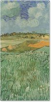 Schuttingposter Vlakbij Auvers - Vincent van Gogh - 100x200 cm - Tuindoek