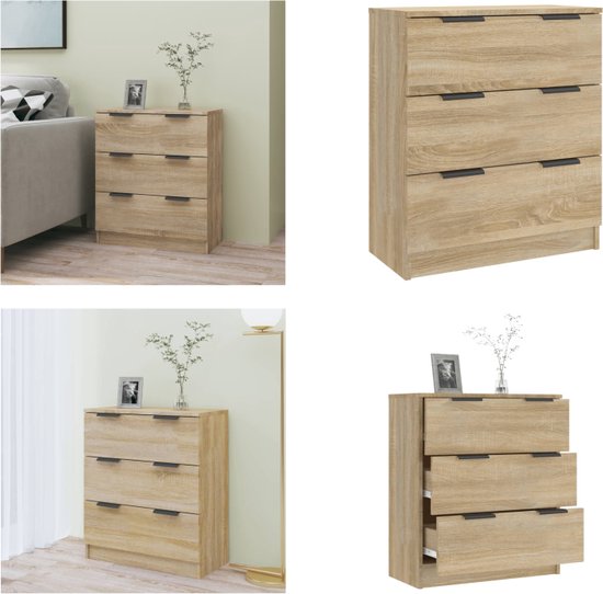 vidaXL Dressoir 60x30x70 cm bewerkt hout gerookt eikenkleurig, kast, opbergkast, houten kast, wandkast, ladekast, bijzetkast, opslagkast, kasten vidaXL Dressoir 60x30x70 cm bewerkt hout gerookt eikenkleurig, kast, opbergkast, houten kast, wandkast, ladekast, bijzetkast, opslagkast, kasten
