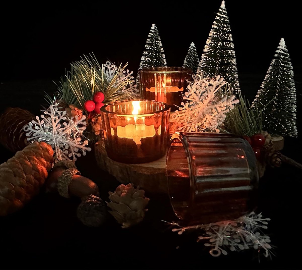 Kersttheelichthouders