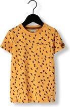 Koko Noko R-boys 3 Jongens T-shirt - Warm yellow - Maat 98