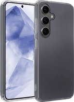 Hoesje Geschikt voor Samsung A55 Hoesje Siliconen Case Hoes - Hoes Geschikt voor Samsung Galaxy A55 Hoes Cover Case - Transparant