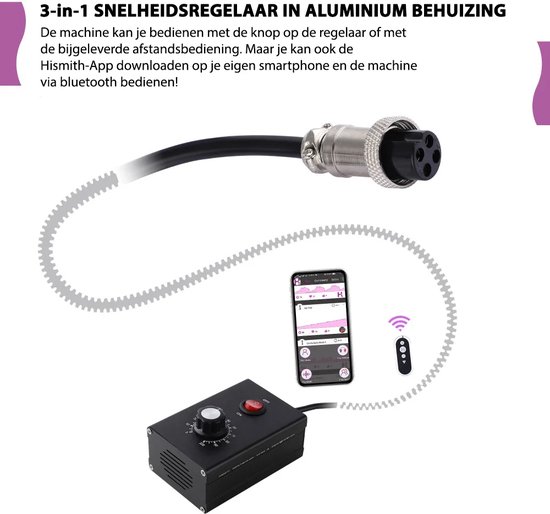 Hismith Pro 5 Premium Seksmachine Tabletop 2.0 - Smart-App