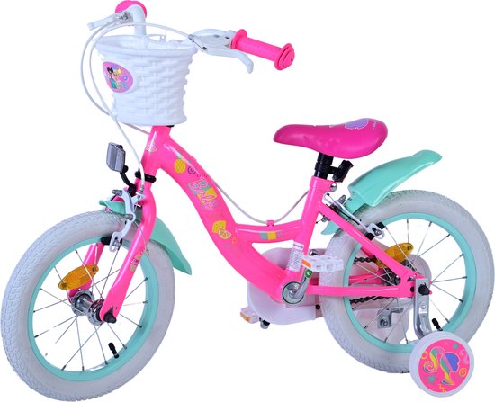 Barbie Kinderfiets - Meisjes - 14 inch - Roze - Twee handremmen van Barbie — afbeelding 5
