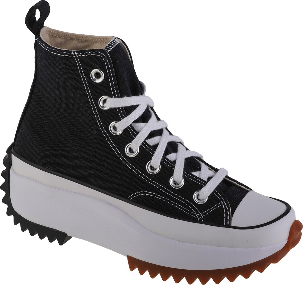 Converse Run Star Hike 166800C Vrouwen Sneakers Zwart