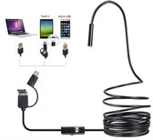CHPN - Endoscoop Camera - Inspectiecamera - 1m Micro USB met Usb-C adapter naar USB man - 8mm HD Kop voor Android Telefoon"