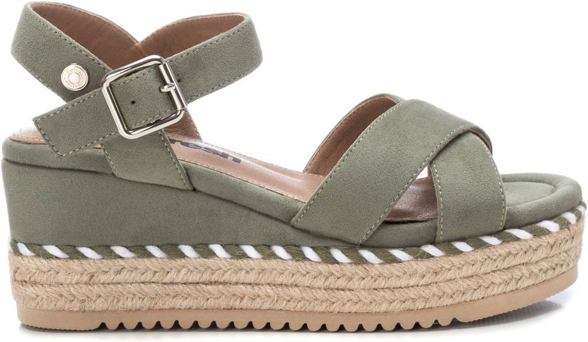 Refresh 17058 Wedgesandalen Groen EU 39 Vrouw