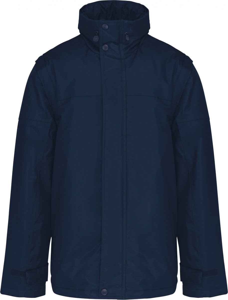 Kariban Jack met afneembare mouwen heren K693 Blauw