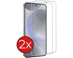 Screenprotector - 2 Stuks - Geschikt voor Samsung Galaxy S24 - Extra Sterk - Beschermglas - Gehard Glas - Tempered Glass - Screen Protector