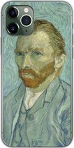 Geschikt voor iPhone 11 Pro hoesje - Zelfportret - Vincent van Gogh - Siliconen Telefoonhoesje