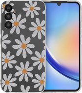 iMoshion Hoesje Geschikt voor Samsung Galaxy A34 (5G) Hoesje Siliconen - iMoshion Design hoesje - Meerkleurig / Daisy Flower