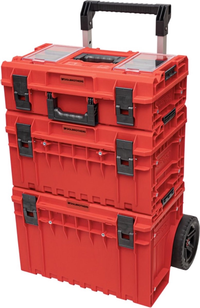 Toolbrothers RHINO XXL ULTRA Werkplaatsset Gereedschapskoffer Comfort+ Hoogte L + Gereedschapskoffer Comfort+ Hoogte M + Cart Plus