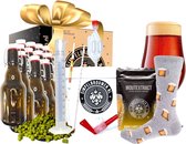 SIMPELBROUWEN® - Cadeaubox Papa - Bierbrouwpakket - Zelf bier brouwen pakket - Startpakket - Gadgets Mannen - Cadeau - Cadeau voor Mannen en Vrouwen - Bier - Verjaardag - Cadeau voor man - Verjaardag Cadeau Mannen