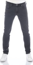 Lee Heren Jeans Broeken Luke Slim Tapered tapered Fit Grijs Volwassenen Denim Jeansbroek Spijkerbroek heren