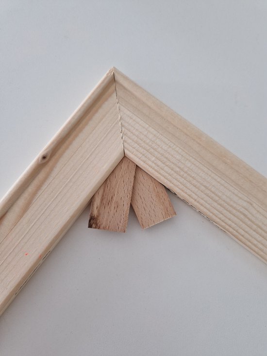 Opspanlatten voor schildercanvas Spielat 45mm 35x70cm Houten spanlatten voor Spanraam - Spieraam zonder doek Houten frame voor schildersdoek, canvasdoek of stof 35x70cm