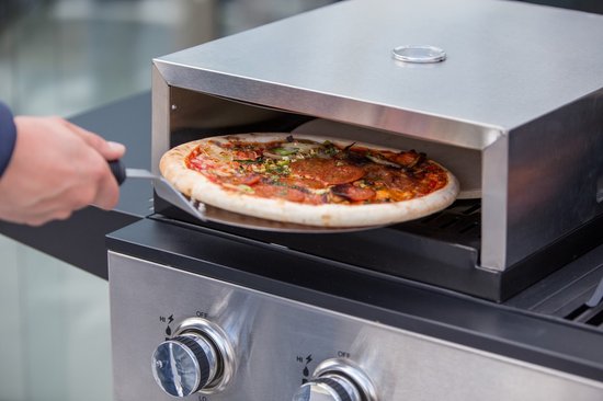 SUMM - Salvatore - Zwart - Staal - Barbecue - BBQ– Pizza Oven - Grill - BBQ Grill - Stevig staal - Smoker - Gasbarbecue - Stijlvol van SUMM — afbeelding 3