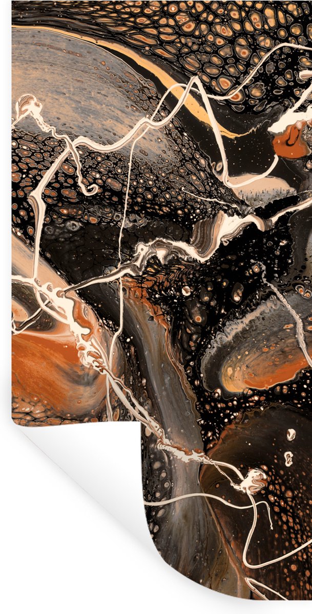 Muurstickers - Sticker Folie - Verf - Design - Abstract - 20x40 cm - Plakfolie - Muurstick