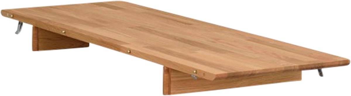 Rowico Home Filippa Verlengstuk voor Ovale Houten Eettafel - Massief Eikenhout - Scandinavisch - Naturel - 40 x 90 cm