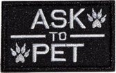 K9 Force® patch velcro - ASK TO PET