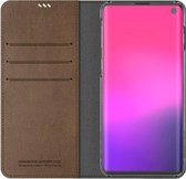 Geschikt voor Samsung Galaxy S10 Araree Mustang Diary Portemonnee Hoesje - Bruin
