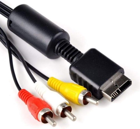 AV-Video Kabel geschikt voor PS3 / PS2 - AV Kabel Adapter - 1.8m | bol.com