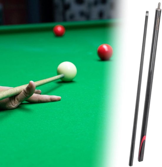 Poolkeu Carbonvezel - Biljartkeu Keu - Biljart Spelen - Scheur- en vervormingsbestendig - 145 cm - Met graphics — afbeelding 2