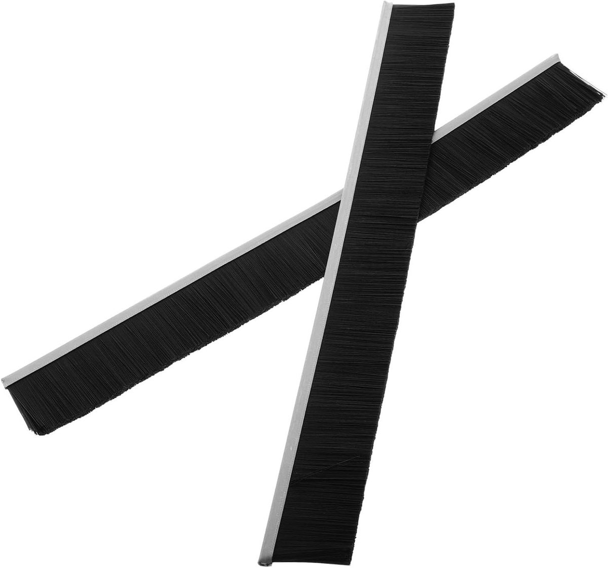 Nylon Borstelstrip - Brievenbusborstel Brievenbusafdichting - Brievenbus Reinigen - Waterafstotende Barrière - 30 cm - Zwart