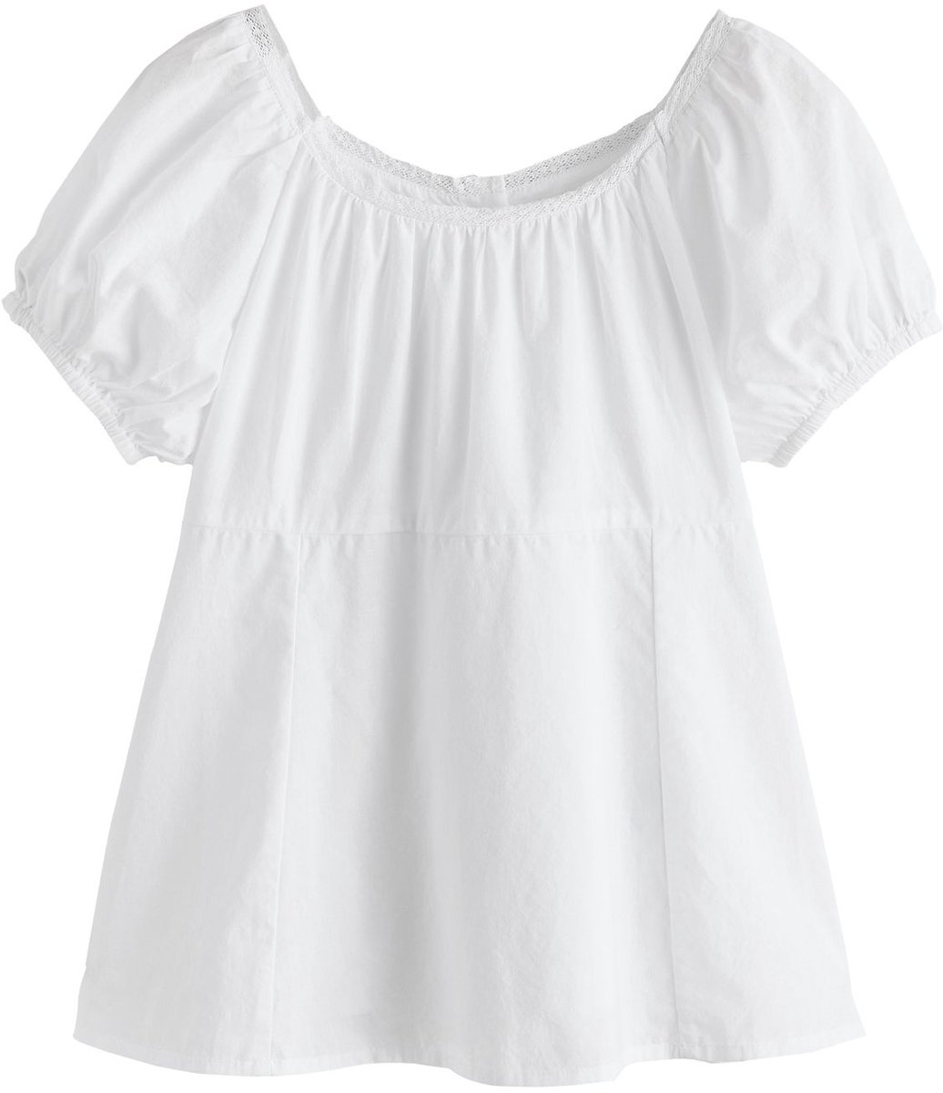 Next - Meisjes - Blouse met korte mouwen - Wit