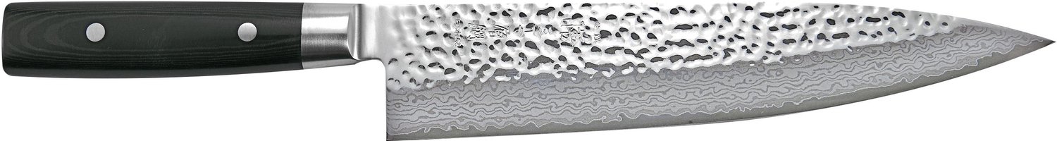 Yaxell Zen Koksmes 24 cm – 37 Lagen Damaststaal – Canvas-Micarta Heft