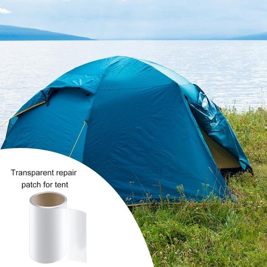 Reparatieset Luchtbed - Tape Kit - Waterdicht Repareren - Scheurbestendige Pleister - 1m x 15cm - Transparant — afbeelding 3