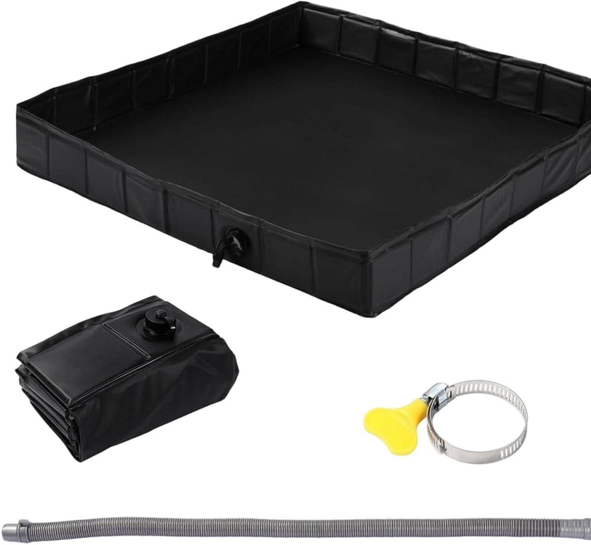 Outdoor Douchebak - Draagbare Douchebak - Kamperen en Reizen - Opvouwbaar en Ruimtebesparend - 104 x 104 x 13 cm