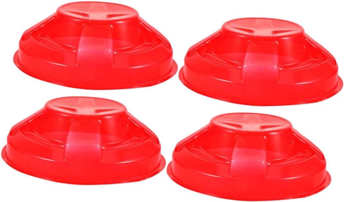 Rookmelder Beschermkap - Brandalarm Behuizing - Rooksensoren Beschermen - Stof- en Waterdicht - 10.8 cm - Rood