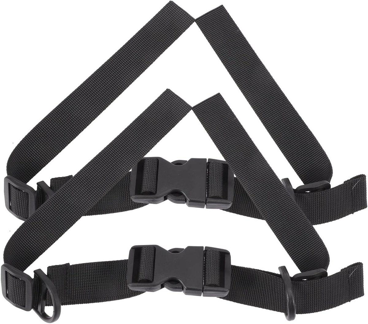 Rugzakborstbanden - Schouderbanden Tassen - Draagcomfort Verbeteren - Snelsluiting Verstelbaar - 74 cm - Zwart