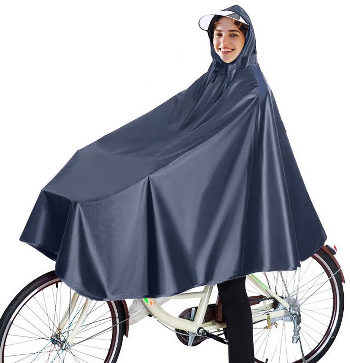 Dailygoods - Waterdichte Fietstas met Reflecterende Strepen voor Volwassenen, Blauw