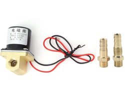 - Magneetventiel - Elektrische Lasmachine - 0~0.8mpa - G1/8 '' - Voor Water Gas Aron CO2 - DC24V - Geschikt voor Lasmachines