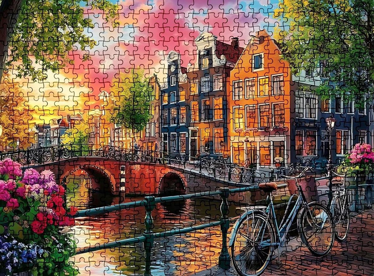 Houten Puzzel 2000 Stukjes - Denkspel Volwassenen - Familie Entertainment - Hoge Resolutie Print - 99.5 x 70.5 cm - Multicolor