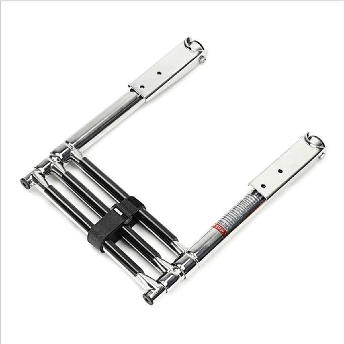 Bootladder - Scheepsladder Telescoopladder - Instappen Boot - 3-Staps - 88.9 cm - Zilver