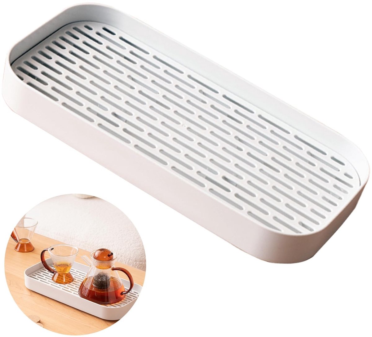 Dailygoods - Multifunctionele Droogmat voor Afwassen - Dubbel Laags Design