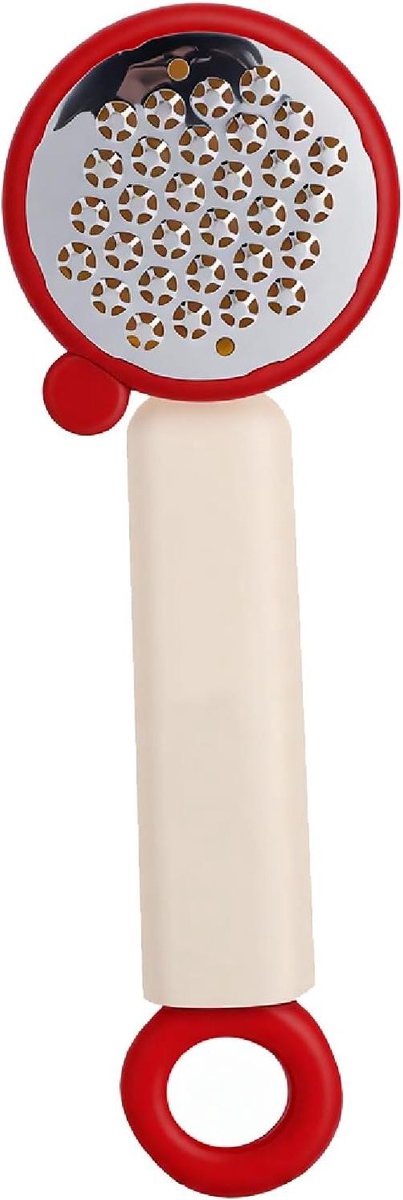 Voetvijl Eeltverwijderaar - Voetverzorging Hulpmiddel - Voeten Zacht Maken - Drievoudig Functieontwerp - 21 x 7 x 3 cm - Rood