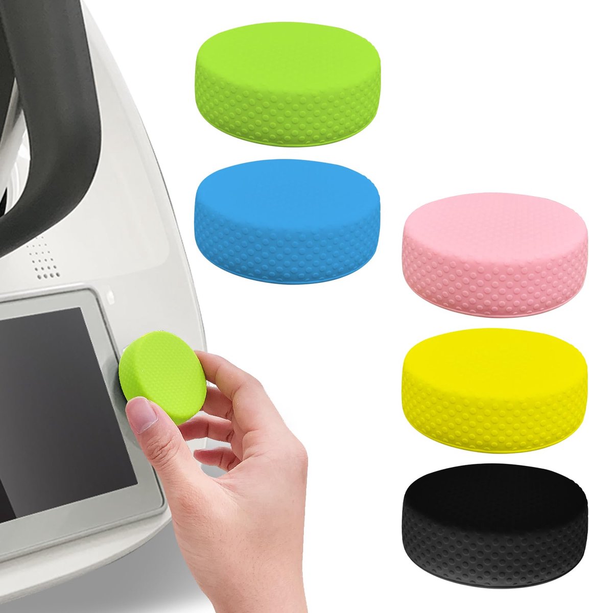 Dailygoods - Siliconen Beschermhoes voor Thermomix TM6 - Set van 5 Stuks