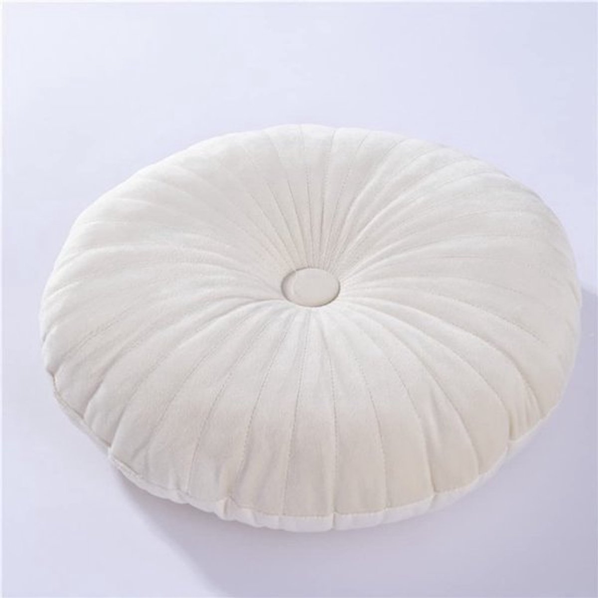 Sierkussen Fluwelen Decoratie - Pompoenkussen - Vloerkussen - Bankkussen - Handgemaakt - Diameter 35 cm