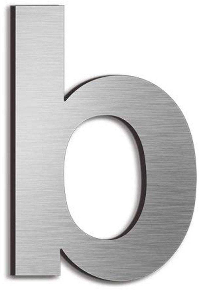 Dailygoods - 3in/7.5cm Zelfklevend Roestvrij Staal Huisnummer - Duurzaam en Eenvoudig te Installeren