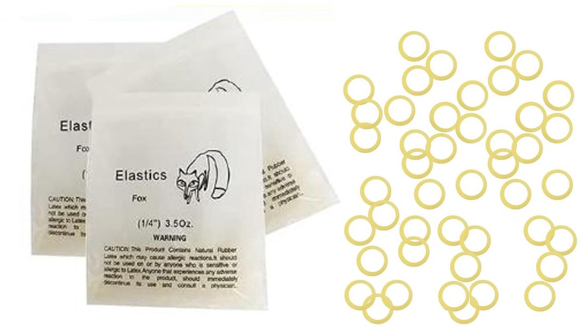 Dailygoods - 300Pcs Orthodontische Elastieken voor Tandheelkunde - Veilig en Duurzaam